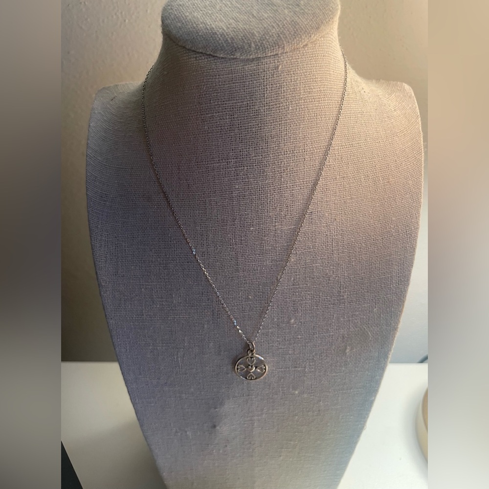 Silver Heart Pendant Necklace
